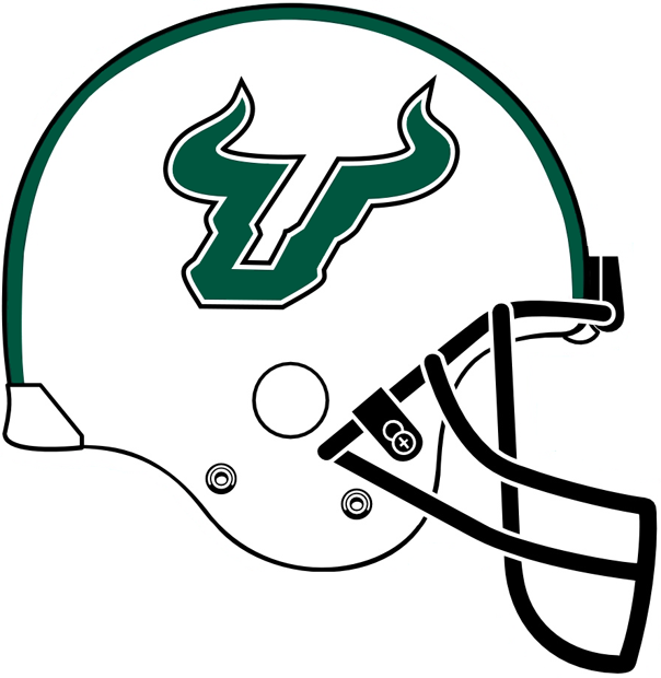 South Florida Bulls 2003-Pres Helmet Logo 01 vinyl decal